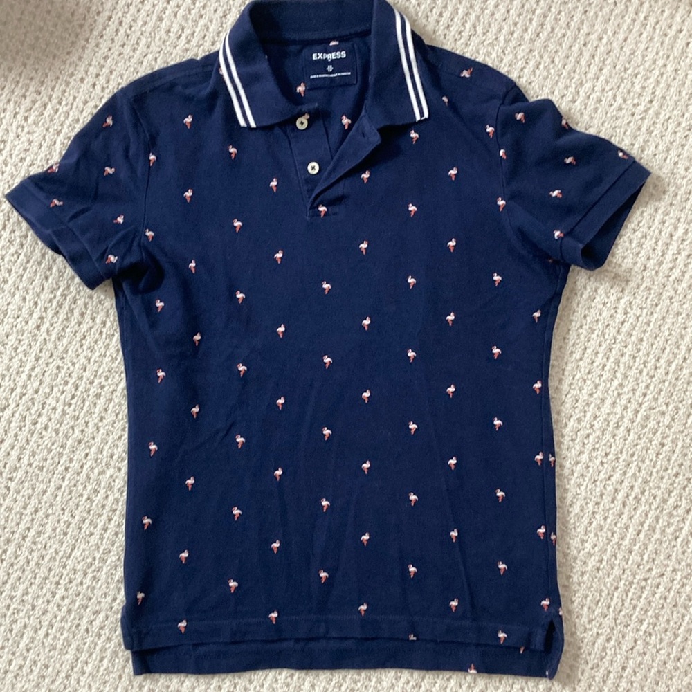 Express flamingo polo, XS
